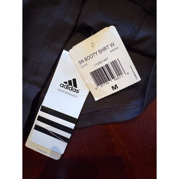 Adidas NWT Supernova Climachill Booty Shorts in Black Women’s Size Medium - Picture 3 of 11